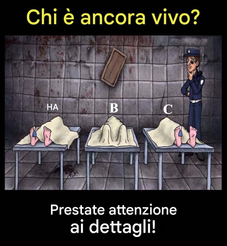 Indovinello: Riesci a indovinare chi è ancora vivo?