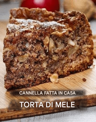 Torta di mele e cannella