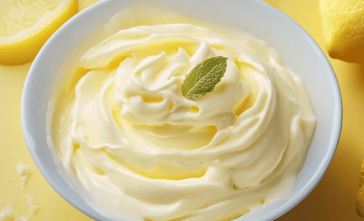 Dolce cremoso al semolino e limone