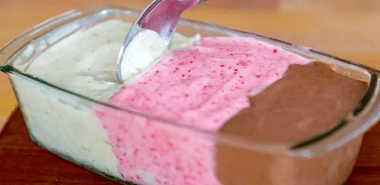 Gelato senza zucchero in 5 minuti! Niente crema! Niente latte! Dolce SANO!