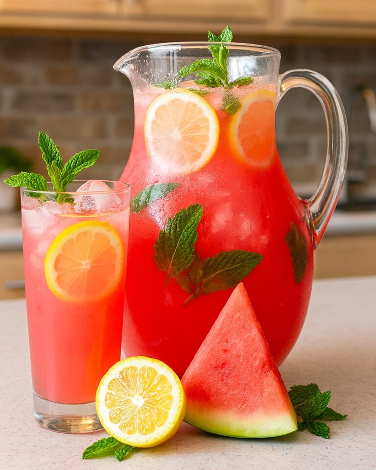 La Ricetta della Fresca Limonata all’Anguria: Dissetante, Naturale e Perfetta per l’Estate