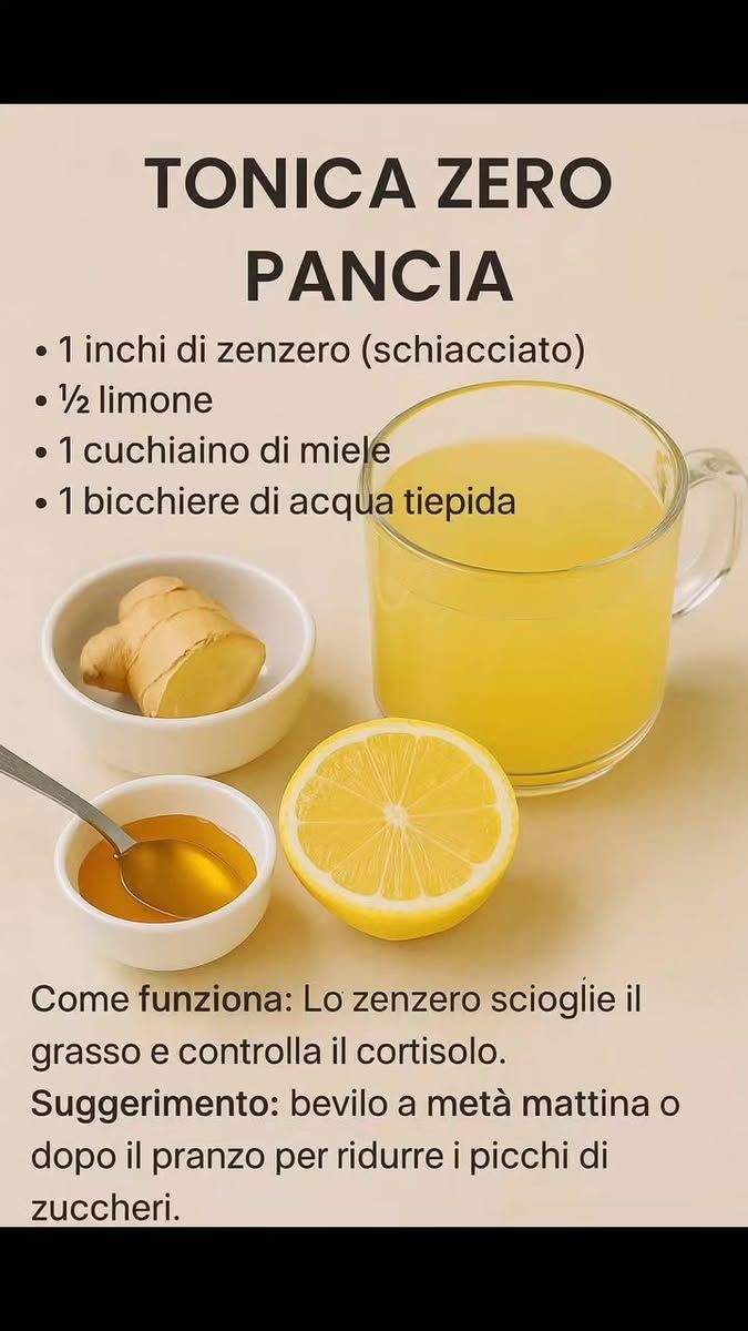Acqua Tonica allo Zenzeroe Limone: Un Boost di Benessere