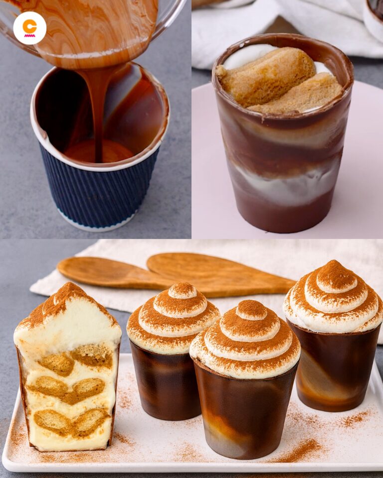 Bicchieri di Tiramisù Cremoso Senza Cottura