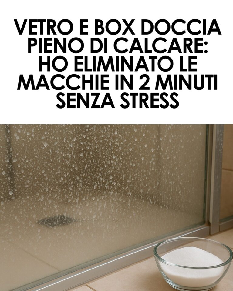 Come pulire il box doccia ed eliminare aloni e calcare