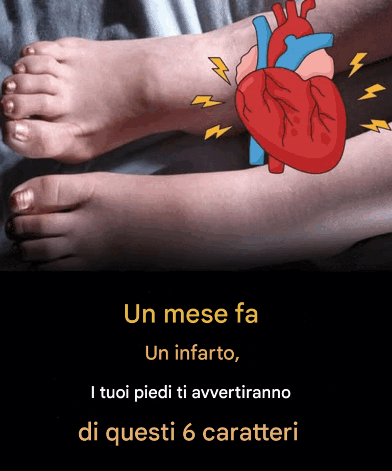 Un mese prima di un infarto, i tuoi piedi ti avvertono di questi 6 segnali