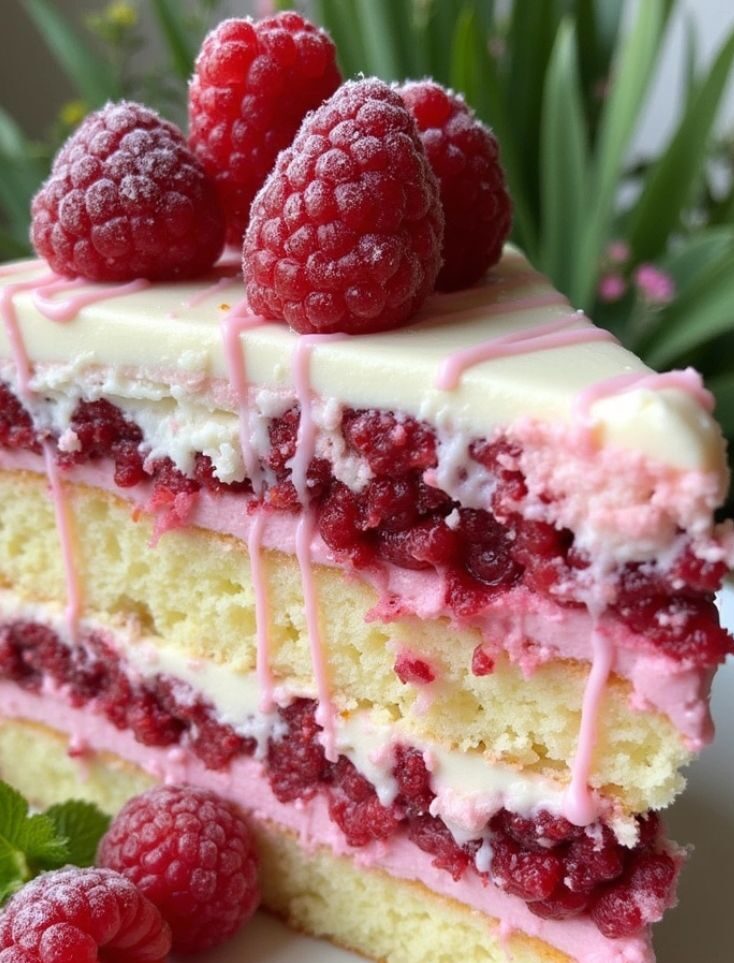 Torta Paradiso ai Lamponi: Un Sogno Rosa per il Palato