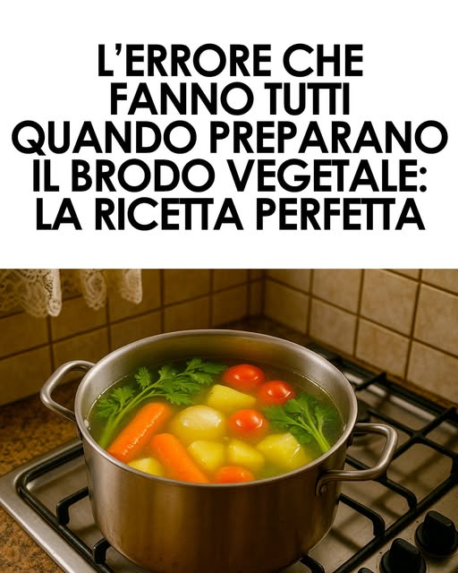 Gli errori da non fare quando prepari il brodo vegetale: ecco cosa evitare