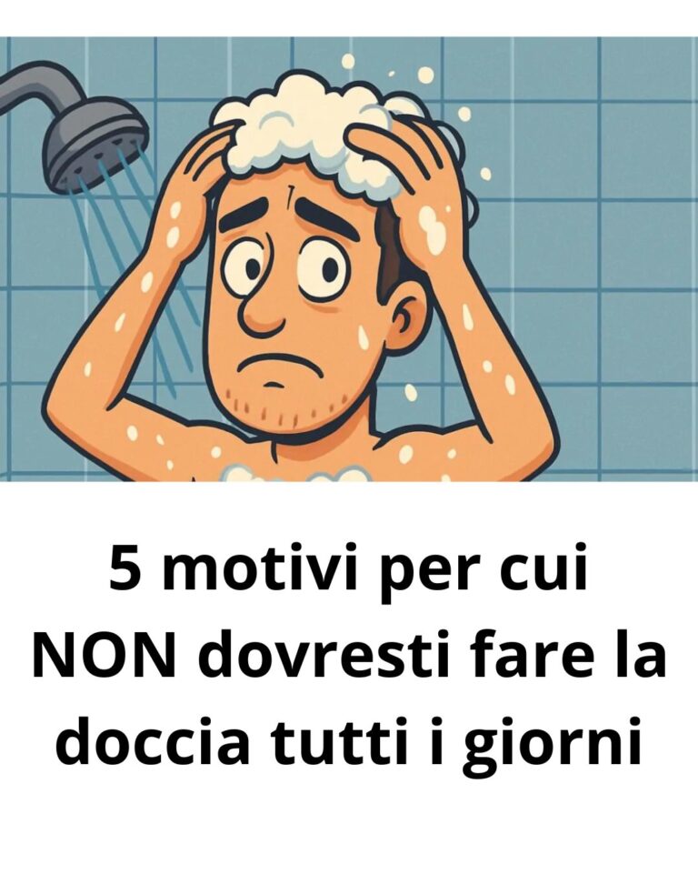 5 motivi per cui NON dovresti fare la doccia tutti i giorni