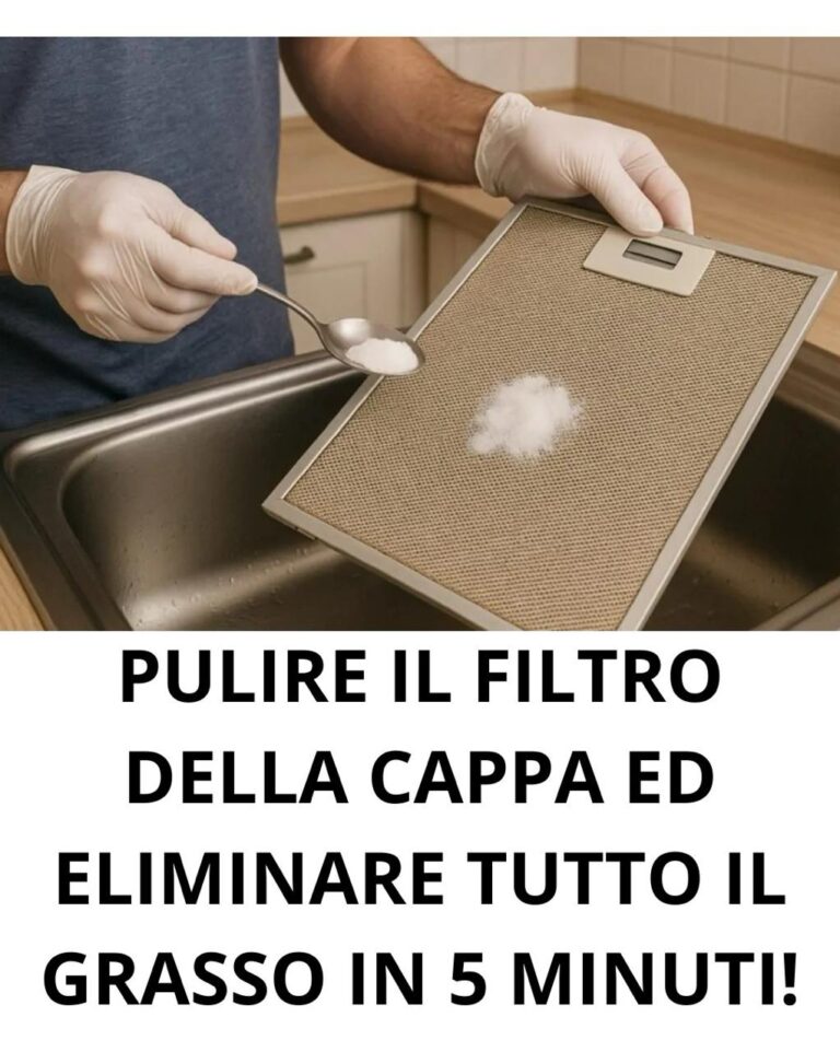 Pulire il filtro della cappa ed eliminare tutto il grasso in 5 minuti!