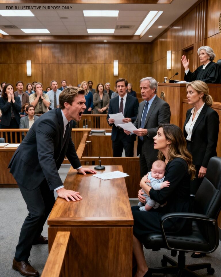 Durante l'udienza per il divorzio, mio ​​marito mi ha indicato mentre tenevo in braccio nostro figlio e ha detto: "Prendi tuo figlio e vattene!". Ma quando il giudice ha letto la lista delle mie eredità, l'intera aula è caduta in silenzio... e la sua sicurezza è crollata.