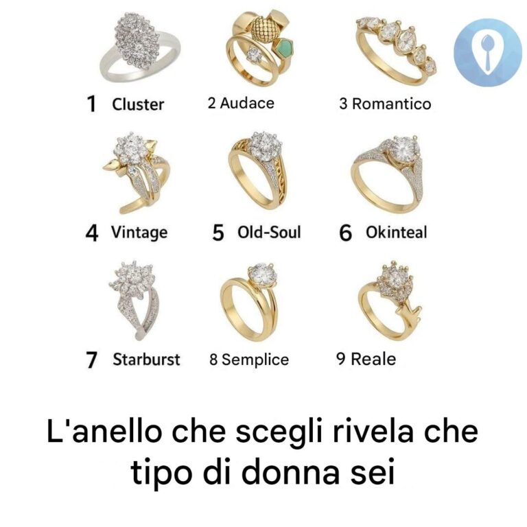 Scegli un anello e scopri cosa dice della donna che sei