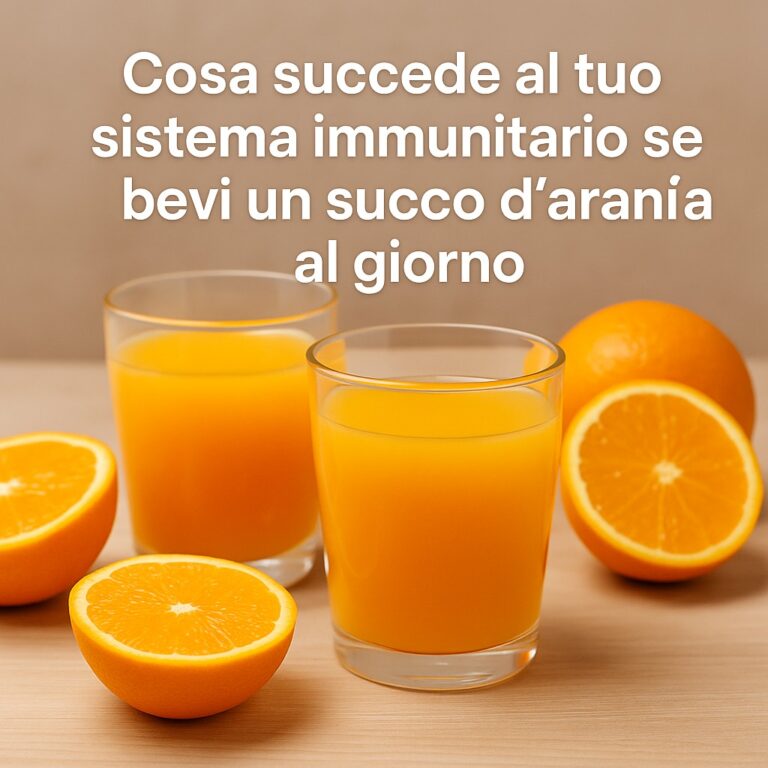 Cosa succede al tuo sistema immunitario se bevi un succo d’arancia al giorno
