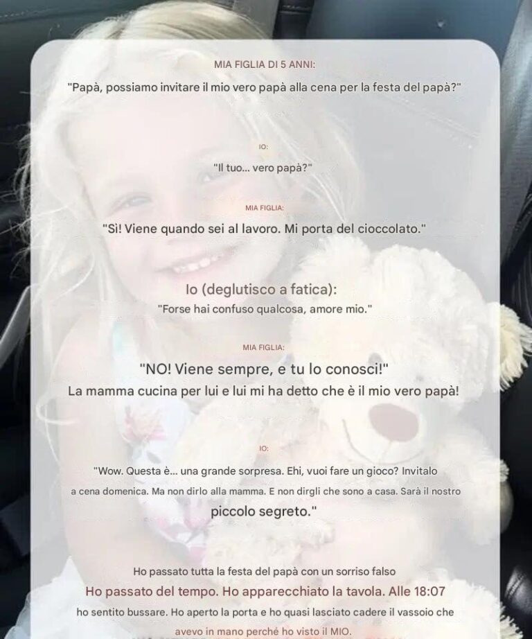 La mia bambina di 5 anni vuole invitare il suo "vero papà" alla cena per la festa del papà.