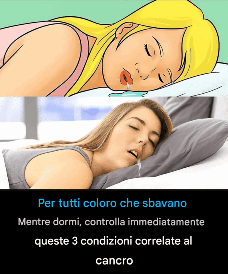 Se sbavi spesso mentre dormi, controlla immediatamente queste 3 condizioni correlate al cancro