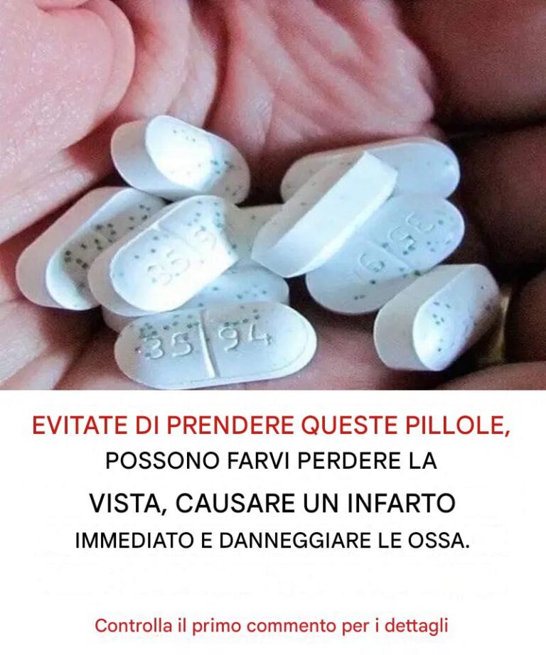 ATTENZIONE! QUESTE PILLOLE POSSONO CAUSARE TROMBINI, COAGULI E INFARTO