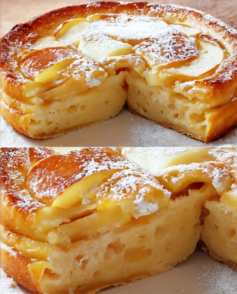 Ricetta della torta di mele cremosa con limone e infuso di tè