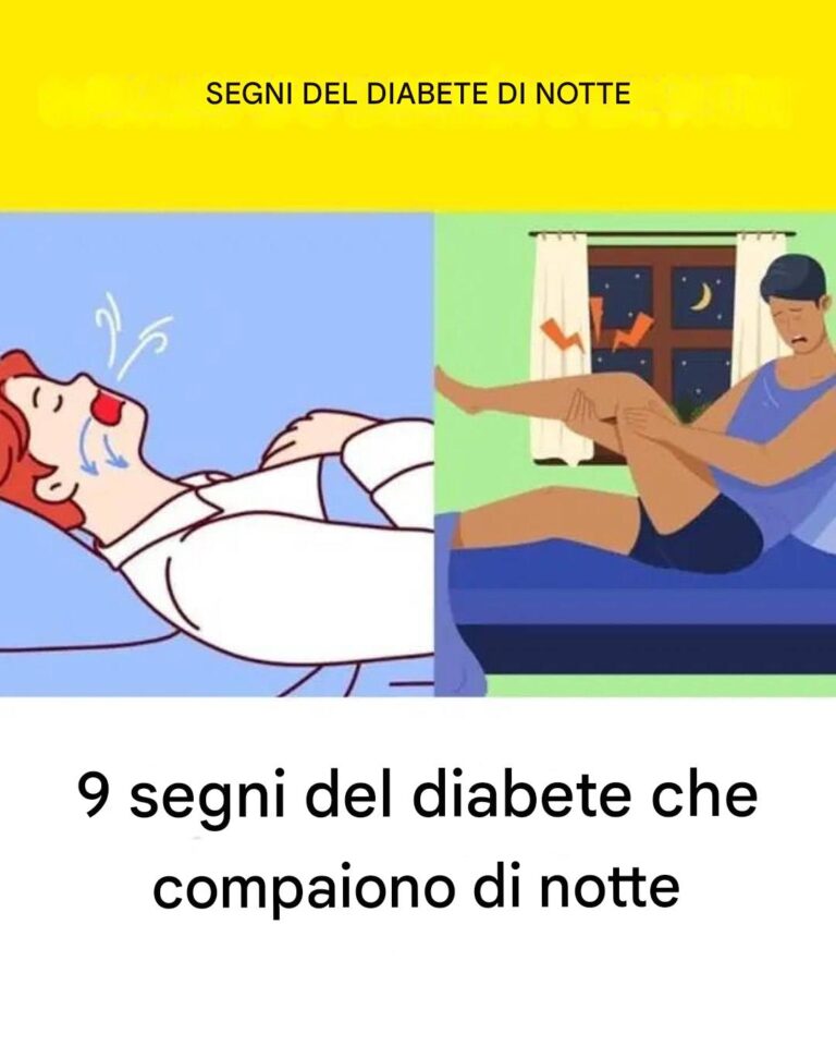 9 segnali del diabete che compaiono di notte