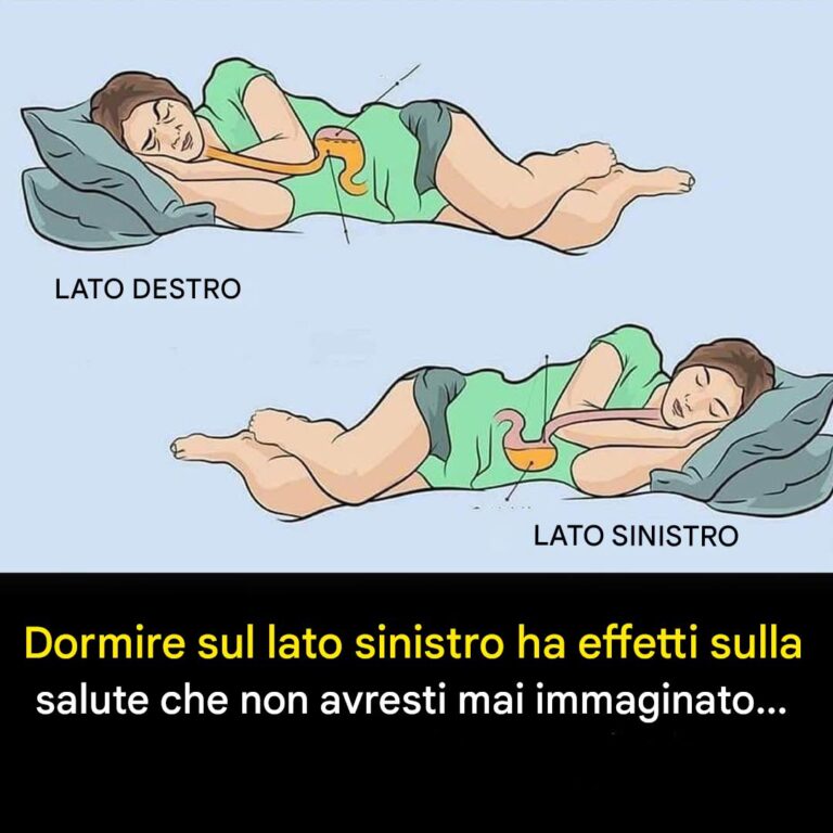 Dormire sul lato sinistro ha un impatto sulla salute che potresti non sospettare