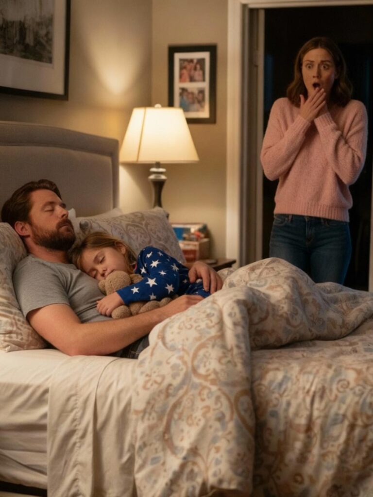 Una bambina di otto anni dorme da sola, ma ogni mattina si lamenta che il suo letto le sembra “troppo piccolo”. Quando sua madre controlla la telecamera di sicurezza alle 2 di notte, scoppia in lacrime silenziose…