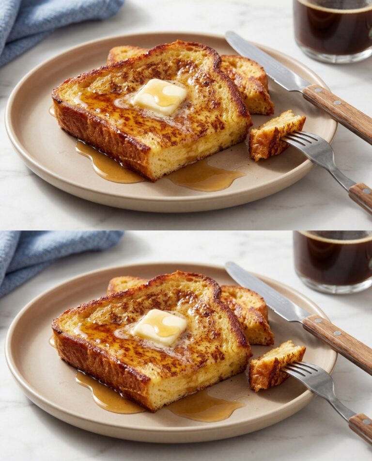 Come preparare il French Toast alla perfezione👇Ricetta completa nei commenti👍