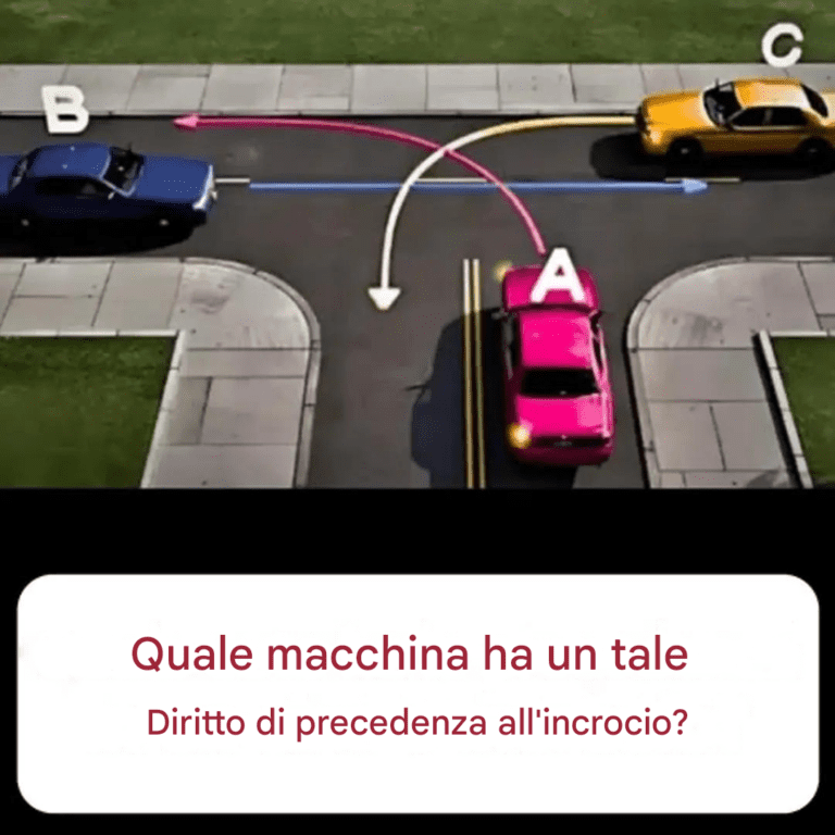 Quale auto ha la precedenza in questo tipo di incrocio? Pochi automobilisti conoscono la risposta corretta.