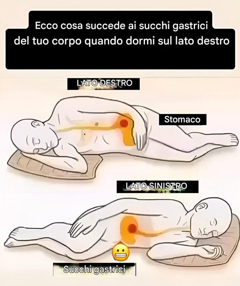 Gli svantaggi di dormire sul lato destro