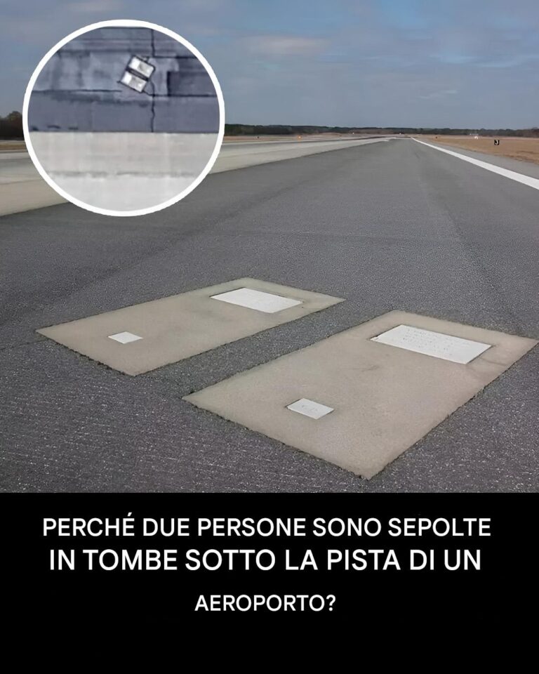 Ecco perché due persone sono sepolte in tombe in un aeroporto.