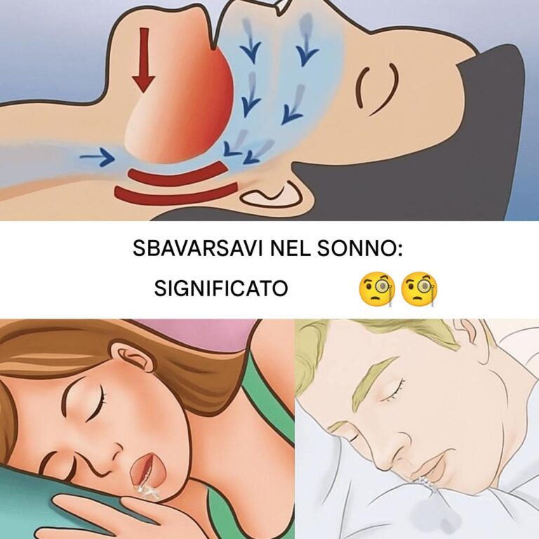 Se sbavi mentre dormi, è un segnale che ti sta inviando il tuo corpo.