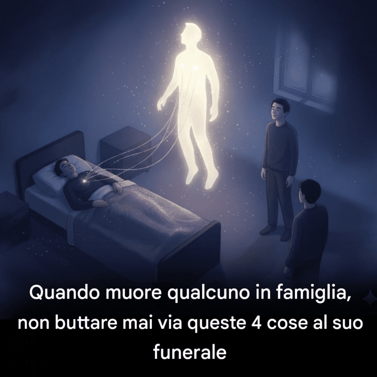Non buttare mai via queste 4 cose al loro funerale.