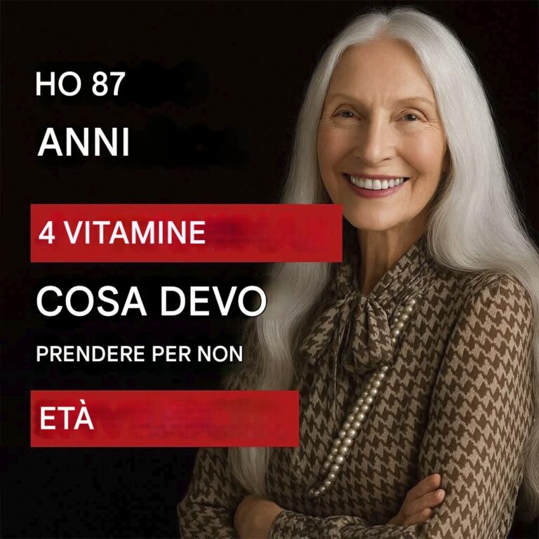 Le 4 vitamine che aiutano una donna di 87 anni a mantenersi piena di vitalità