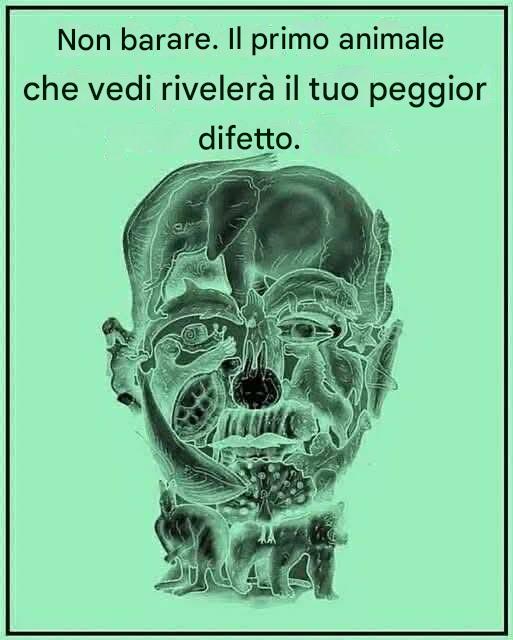 Il primo animale che vedi in questa immagine rivela il tuo "peggior difetto"
