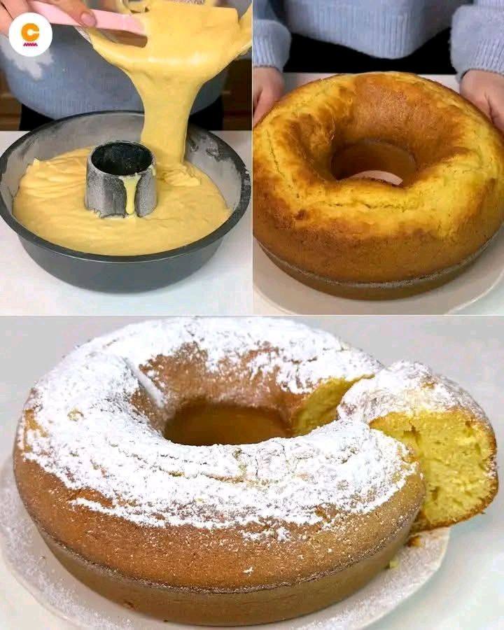 Ciambella Soffice allo Yogurt Alta Morbidissima e Perfetta per Colazione