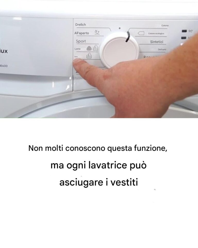 10 lavatrici su 10 possono asciugare, ma solo poche persone conoscono questa funzione