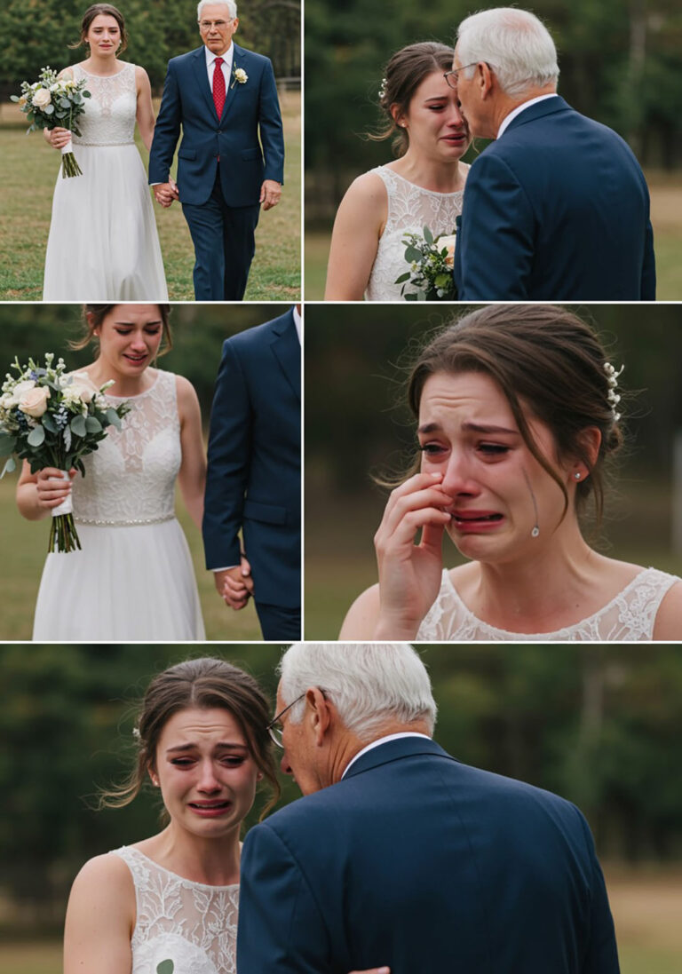 Camille pianse il giorno delle sue nozze, quando sposò un ricco vecchio per salvare la sua famiglia.