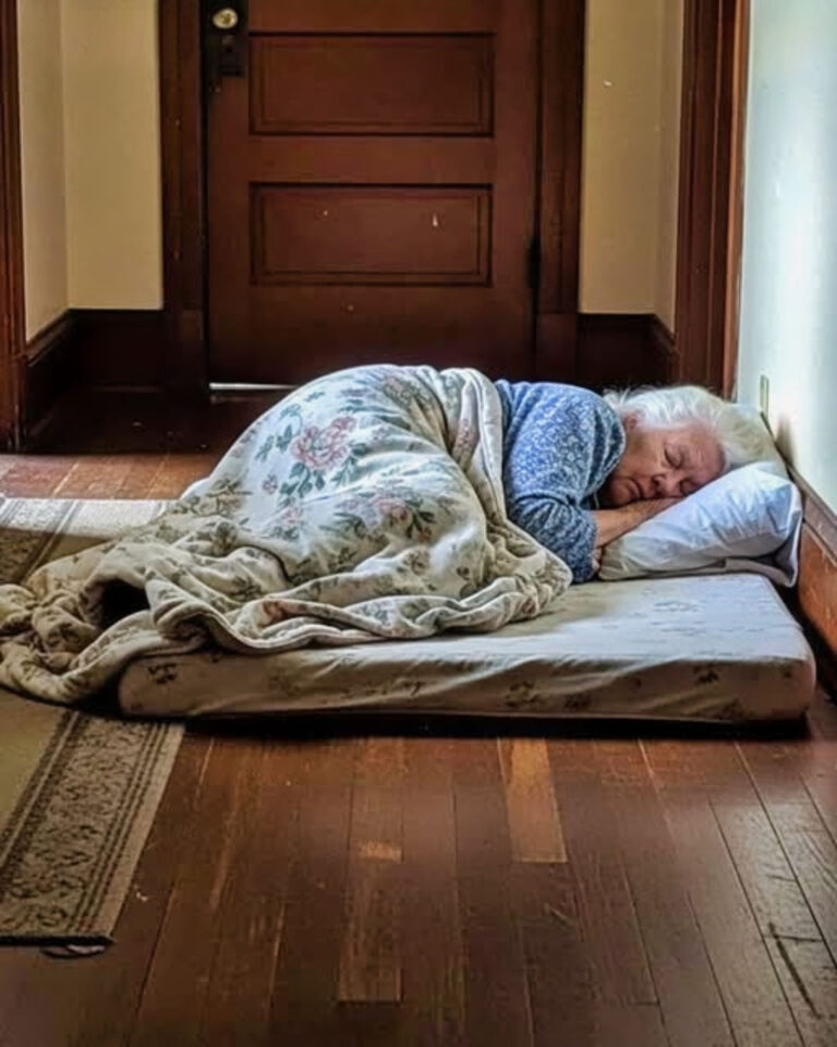 Sono tornata a casa prima del solito e ho trovato mia madre malata che dormiva sul pavimento: ciò che ha detto mio marito ha cambiato tutto.